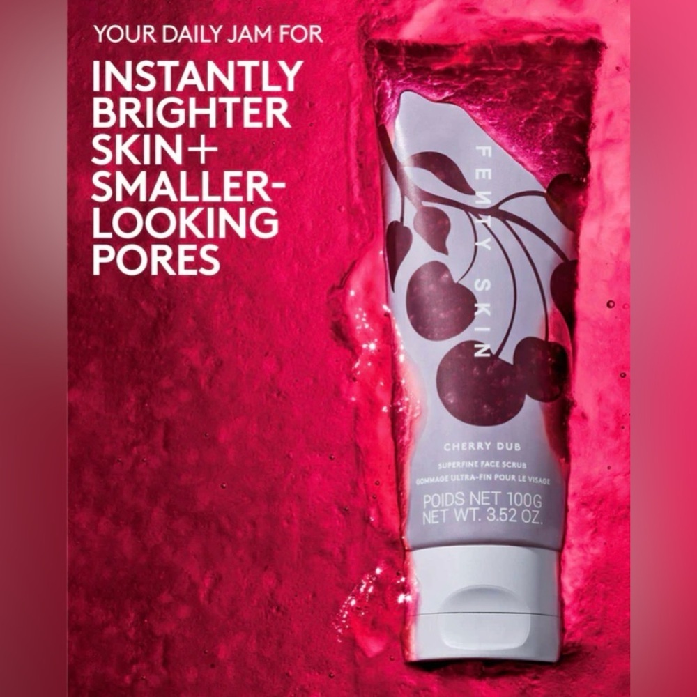 Fenty Beauty CHERRY DUB SUPERFINE DAILY CLEANSING FACE SCRUB - NEW